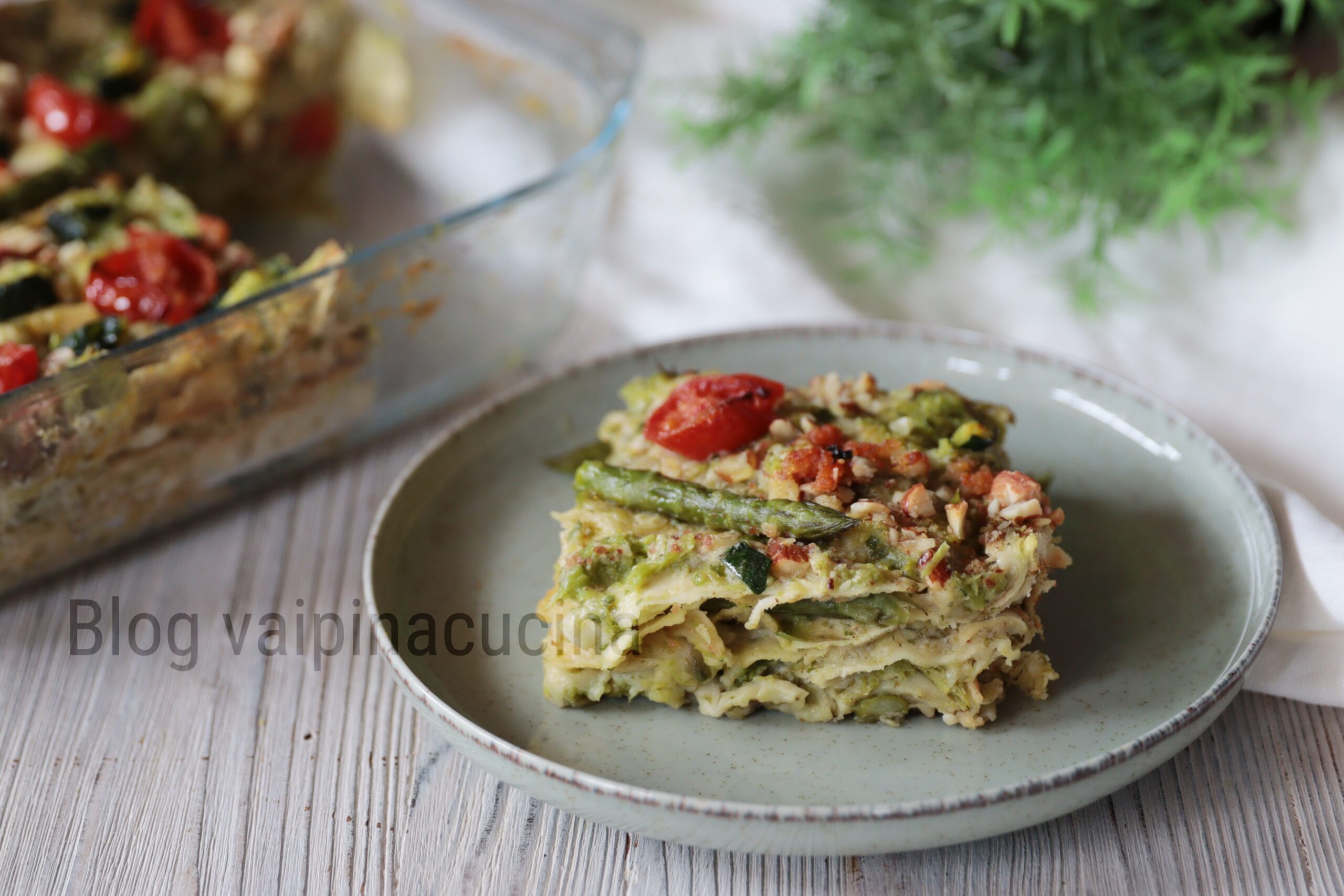 Lasagnes de pain carasau végétaliennes