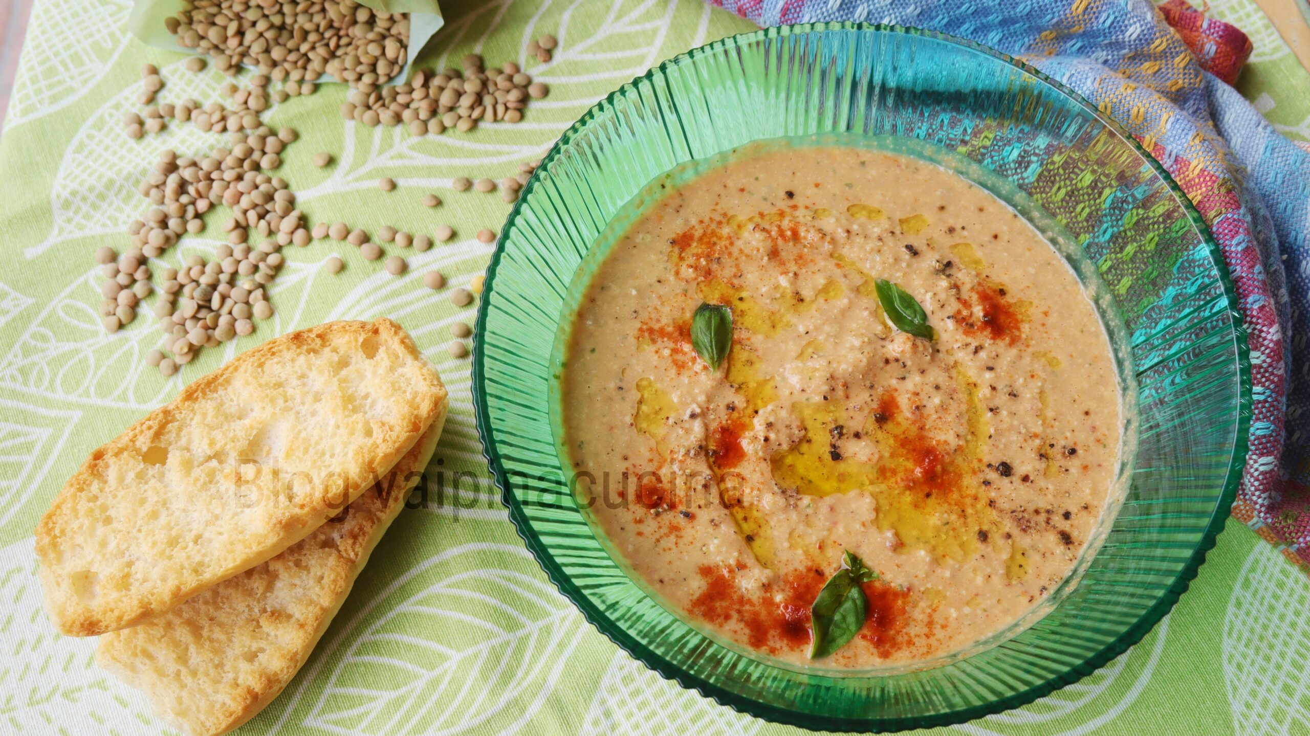 Houmous de lentilles