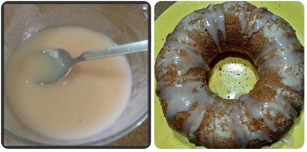 gâteau au glaçage