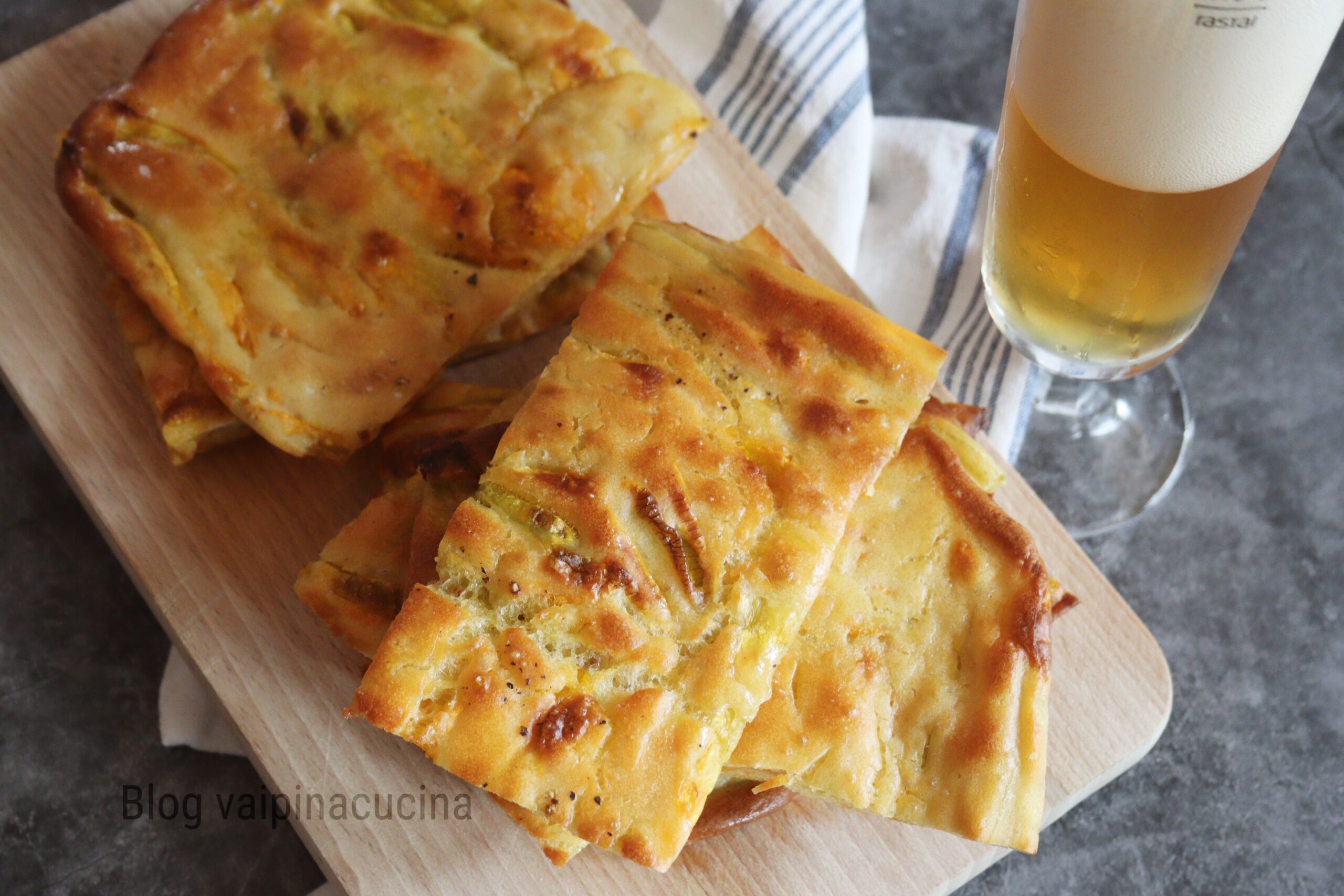 Fleurs de courgette et pizza au four