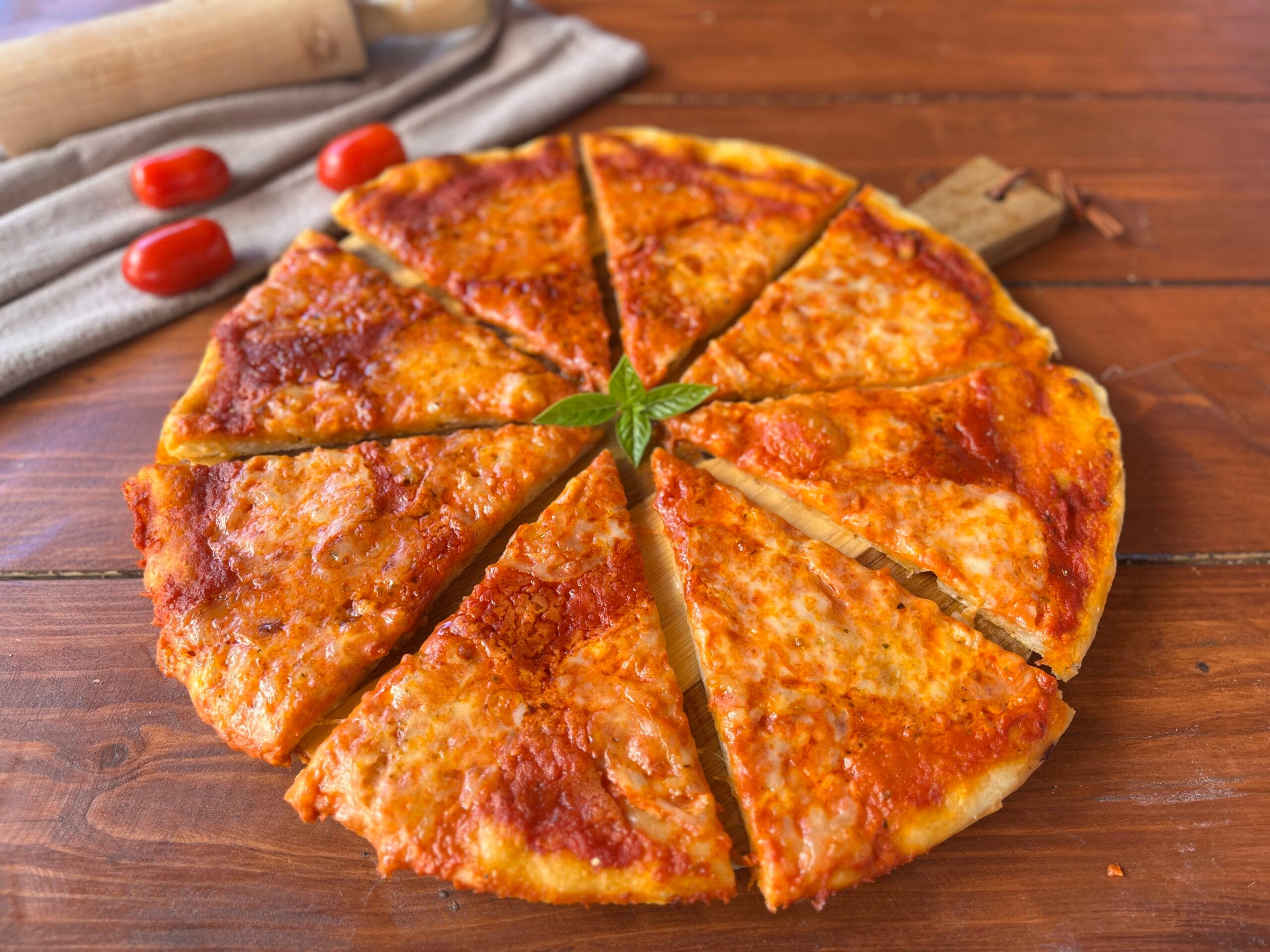 Pizza à la plaque