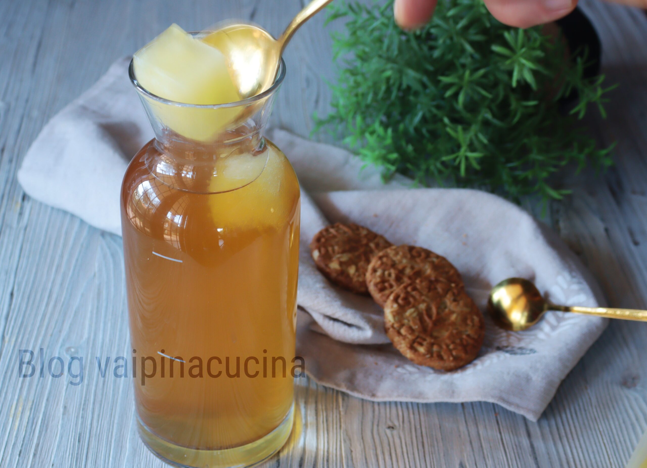 Jus de citron en cubes