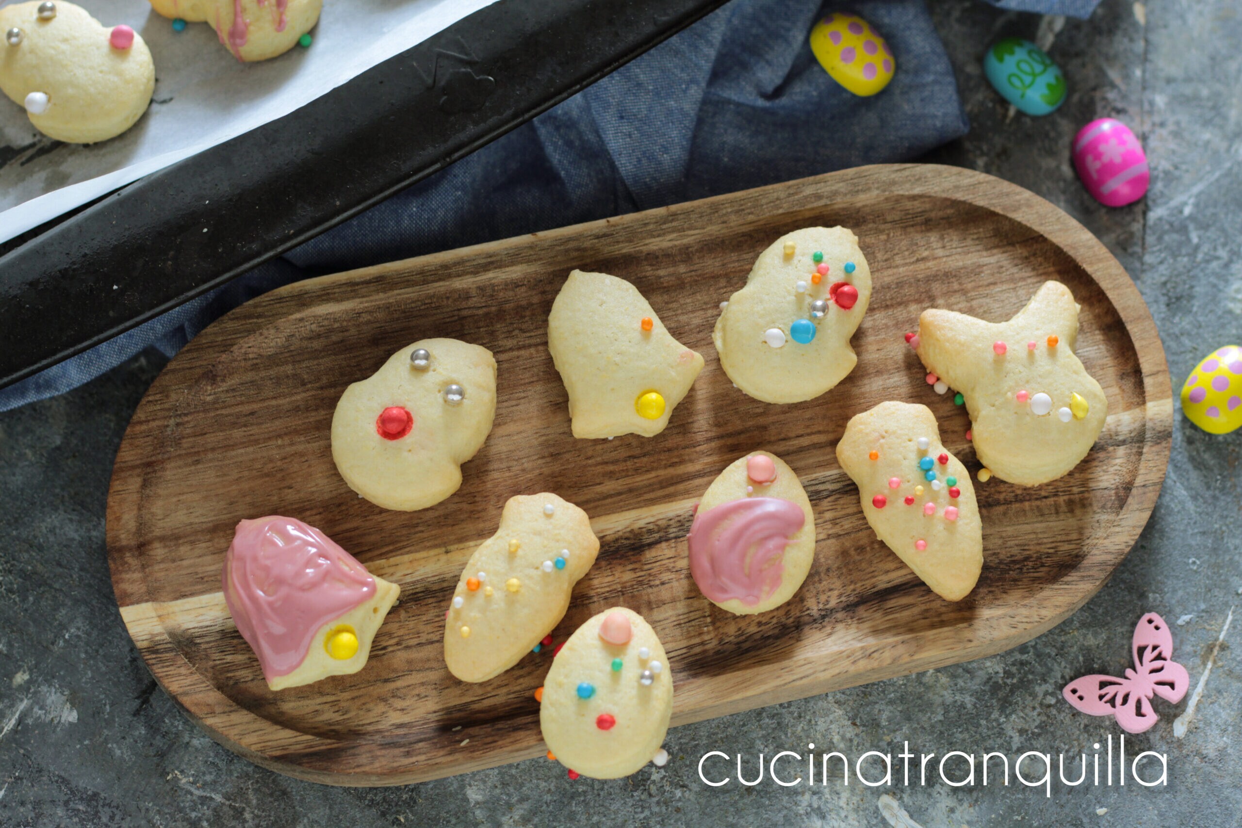 Sablés de Pâques avec pâte sablée à l’huile