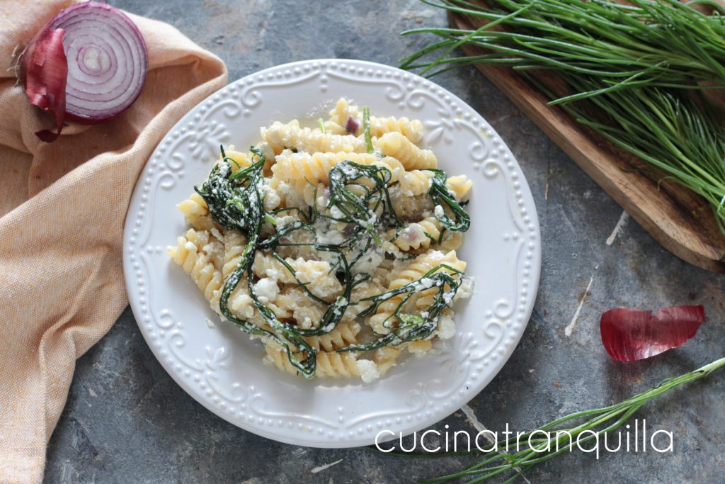 Fusilli avec ricotta et barba di frate