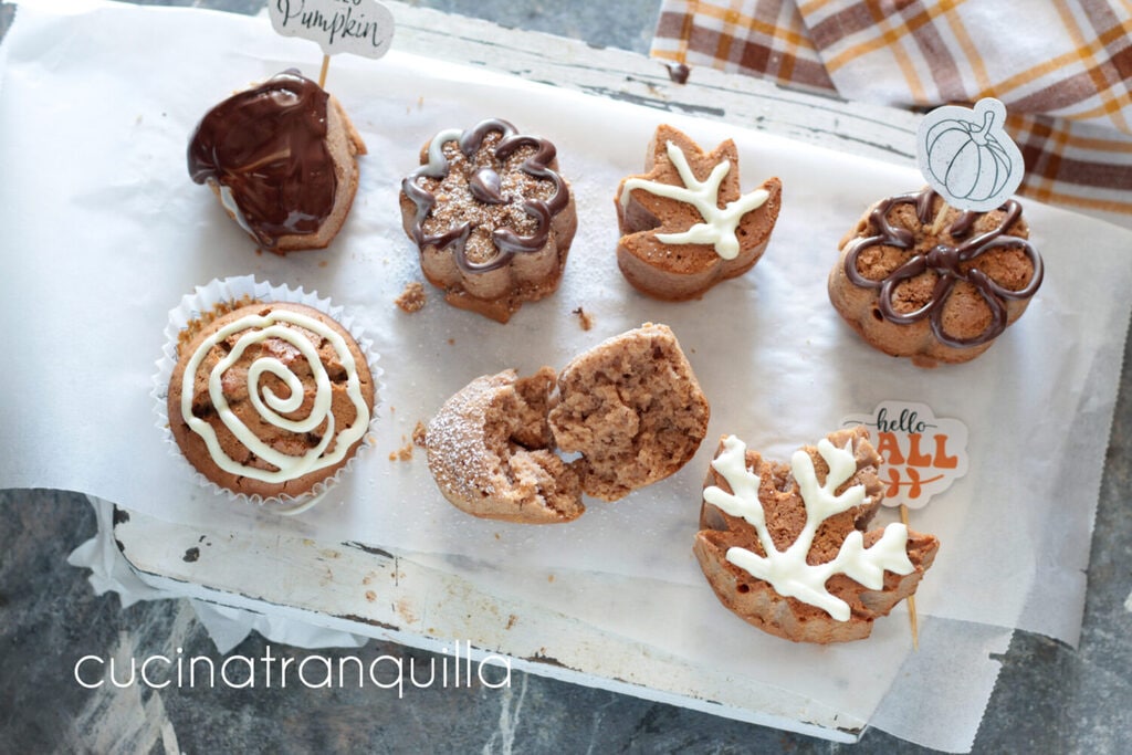 Mini muffins à la farine de châtaigne