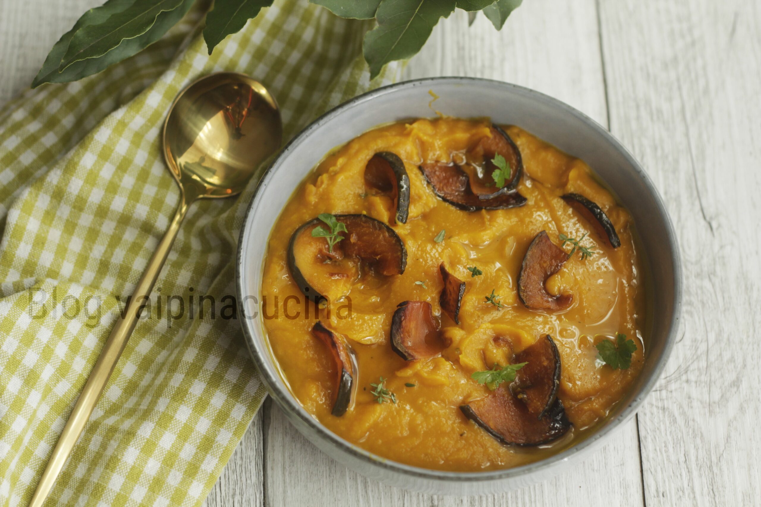 Purée de potiron à la friteuse