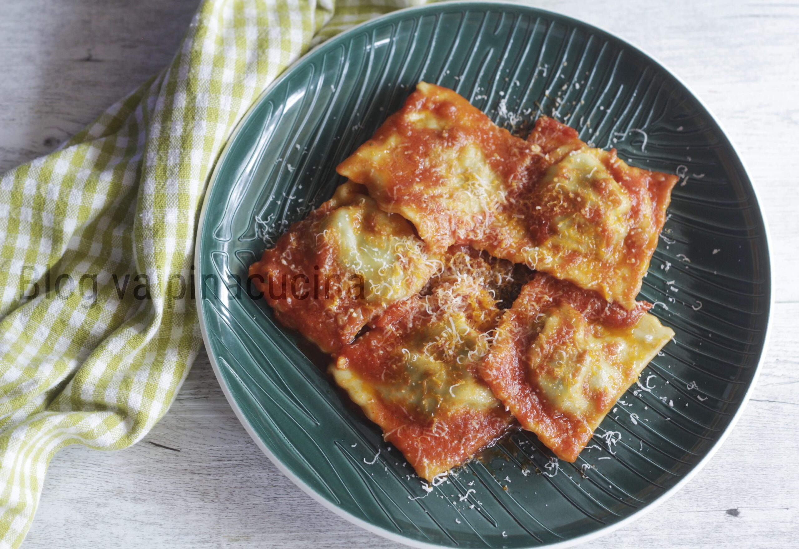 Raviolis ricotta et épinards