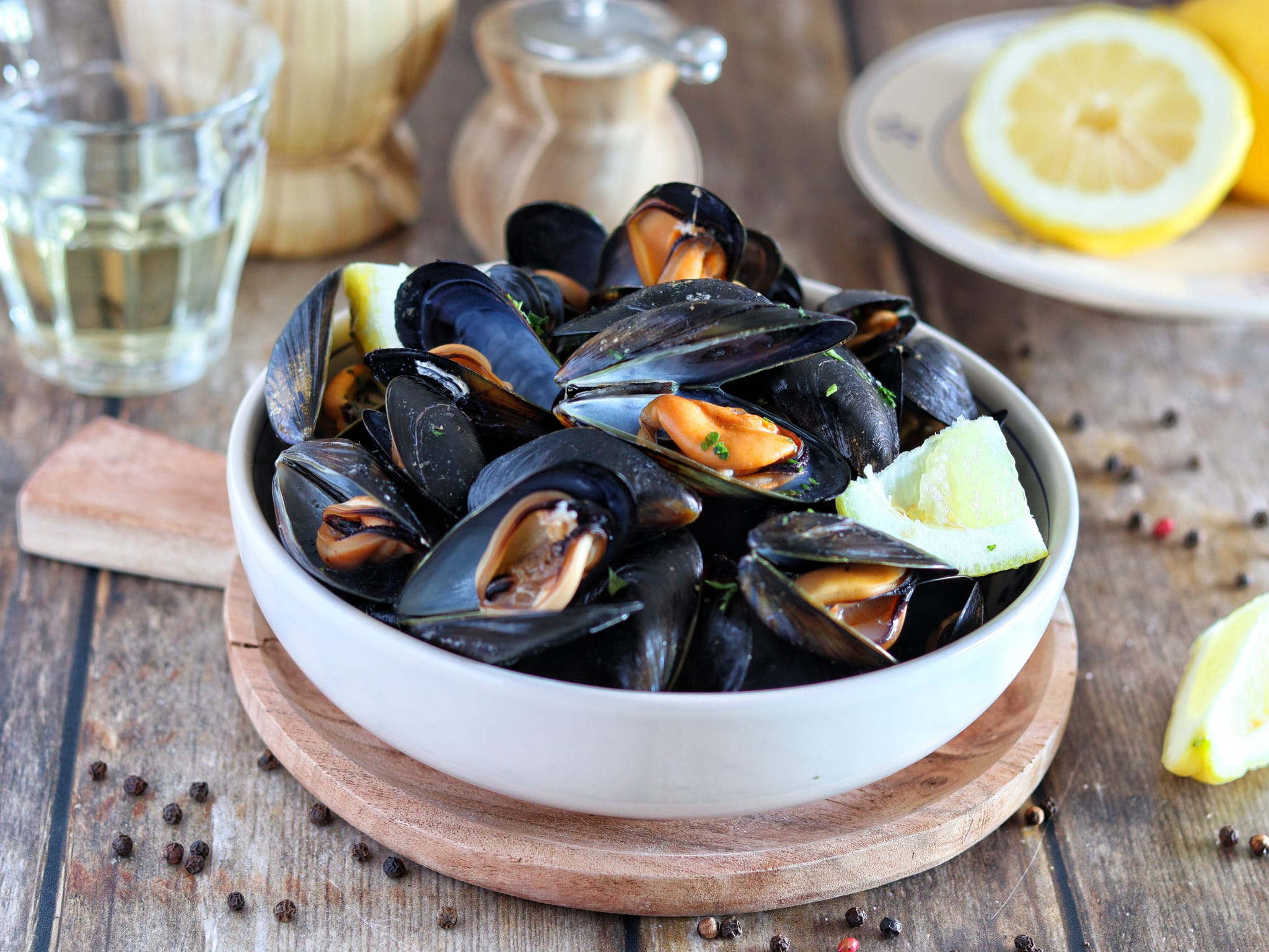 Moules au poivre