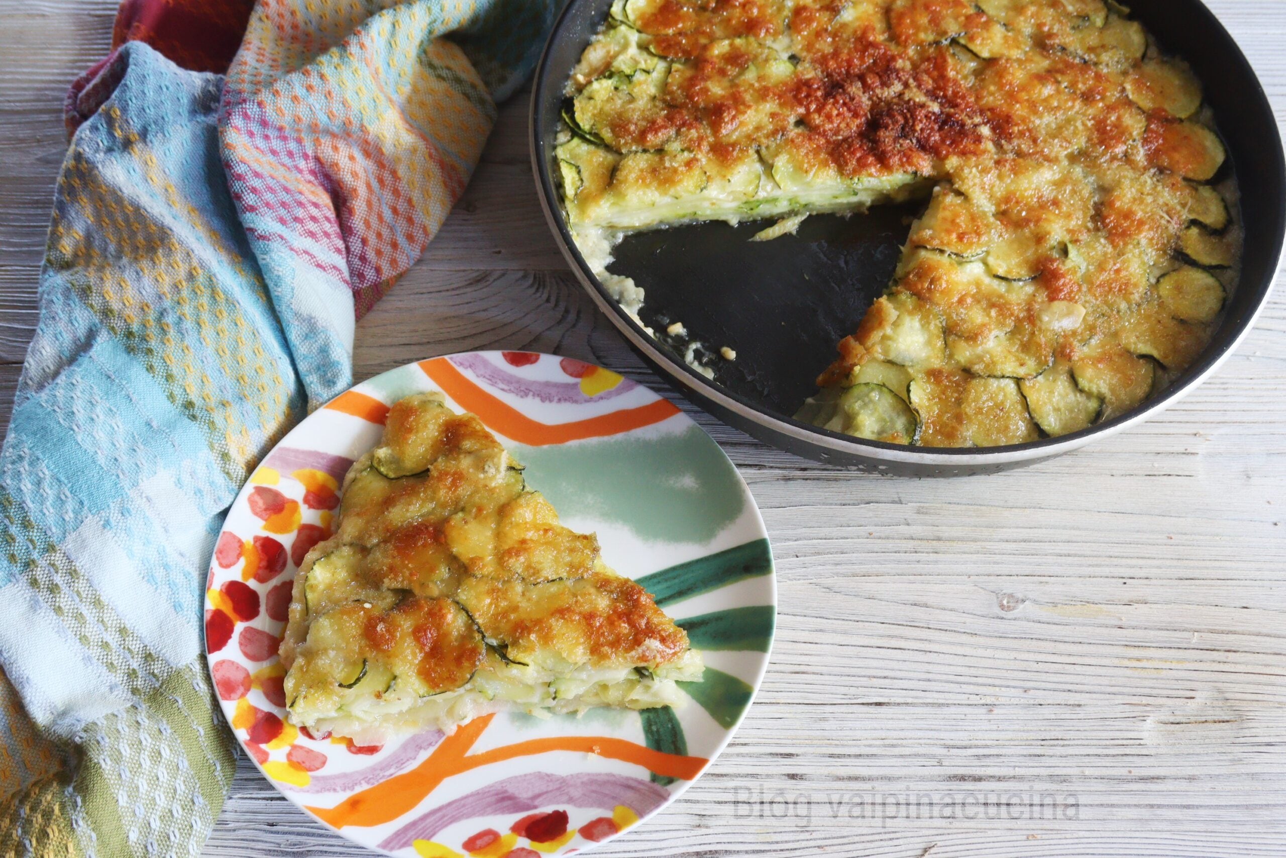 Parmigiana de courgettes et pommes de terre