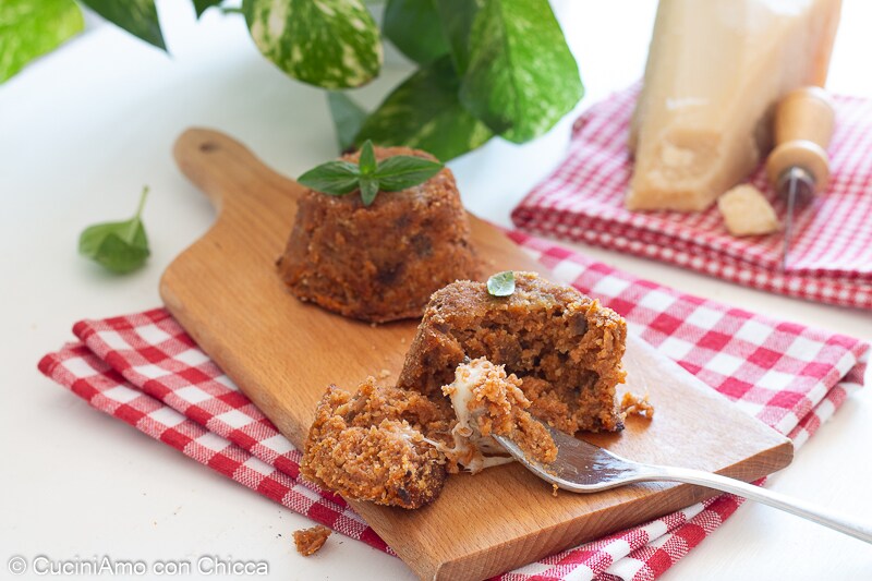 Petits gâteaux d'aubergines
