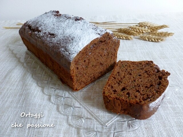 Plumcake courgettes et chocolat ORTAGGI che passione by Sara