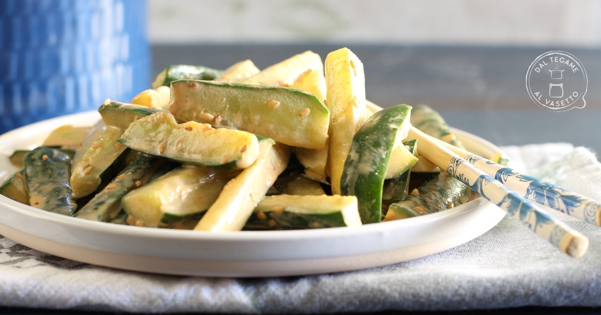 Salade de concombres à l’orientale