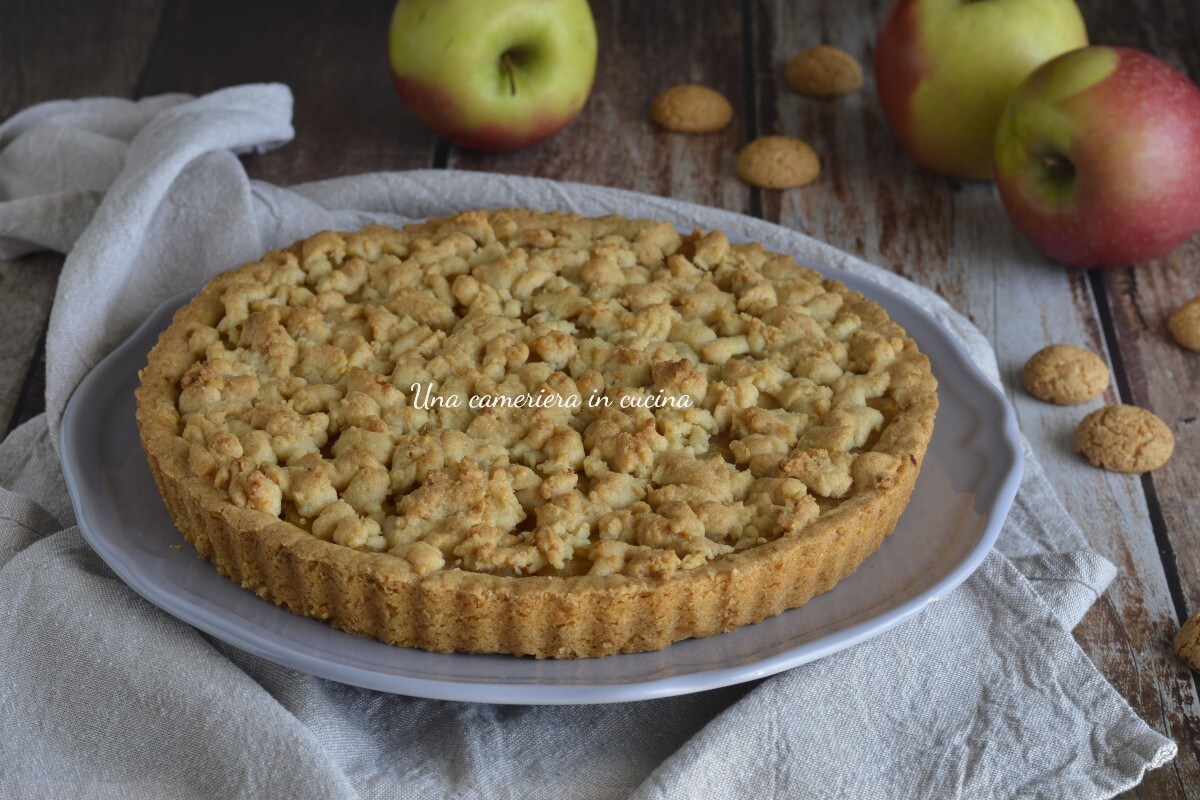 Sbrisolona aux pommes et amaretti