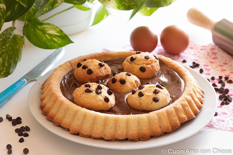 Tarte cookies à la Nutella