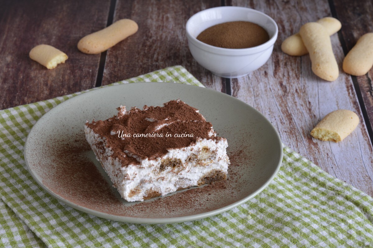 Tiramisu sans gluten, lactose et caféine
