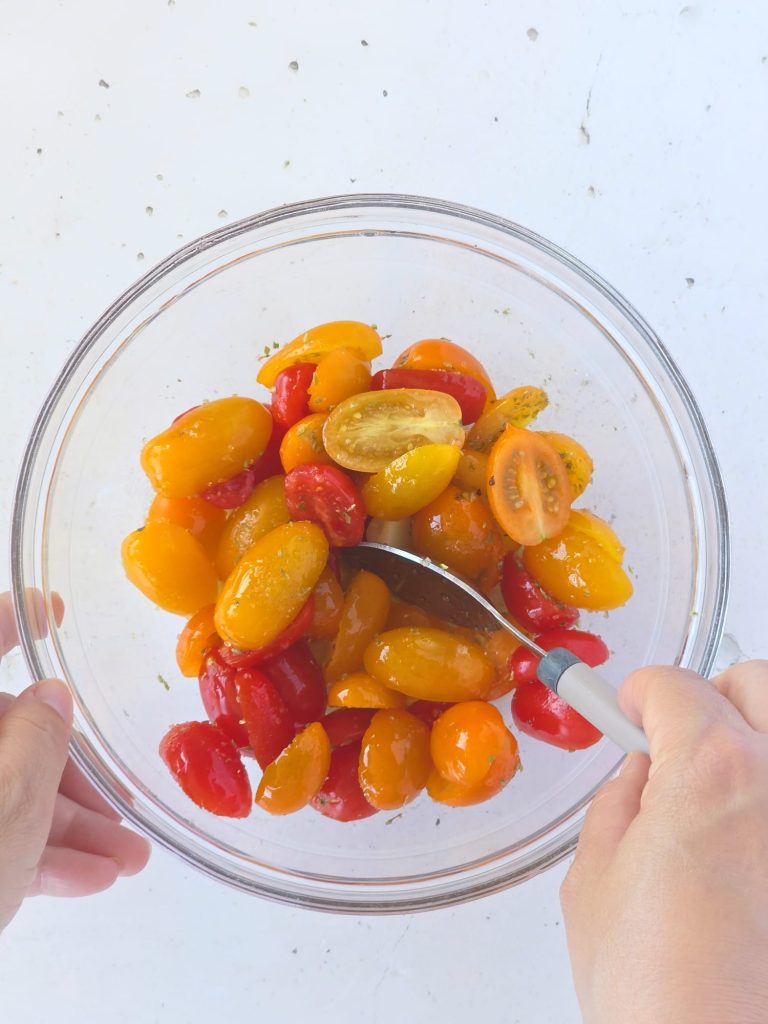 Tomates cerises confites