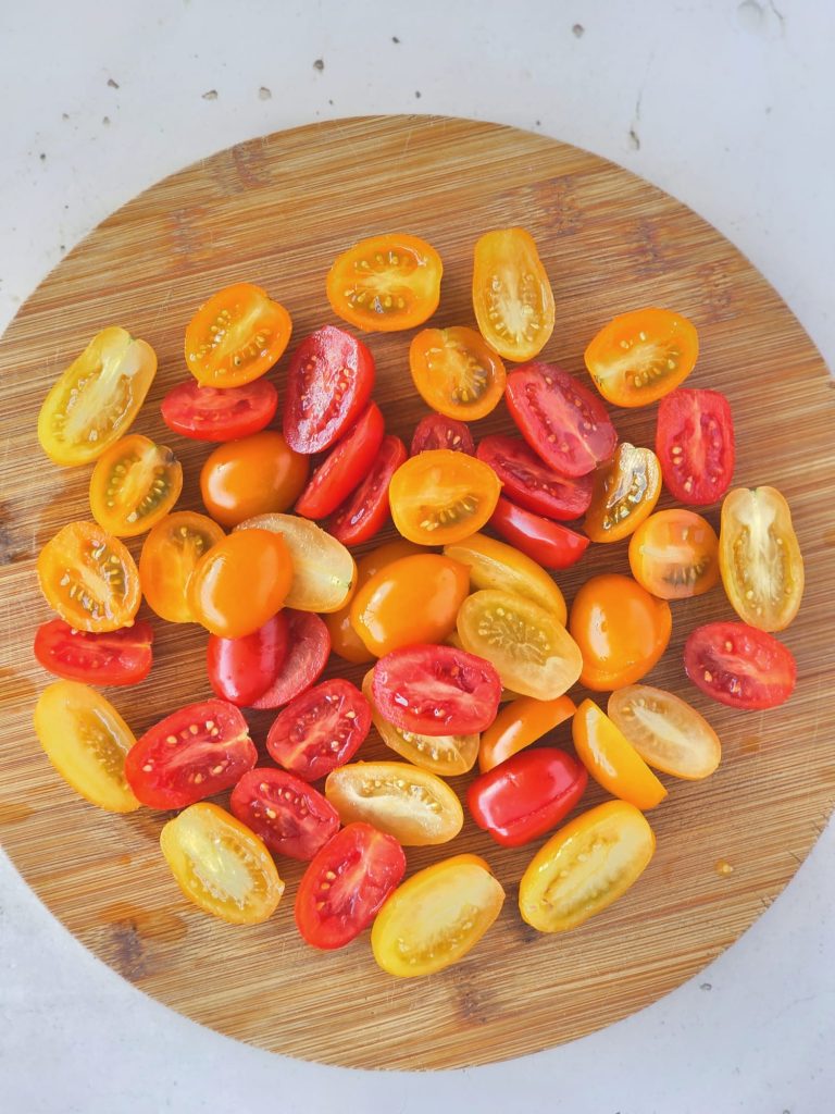 Tomates cerises confites