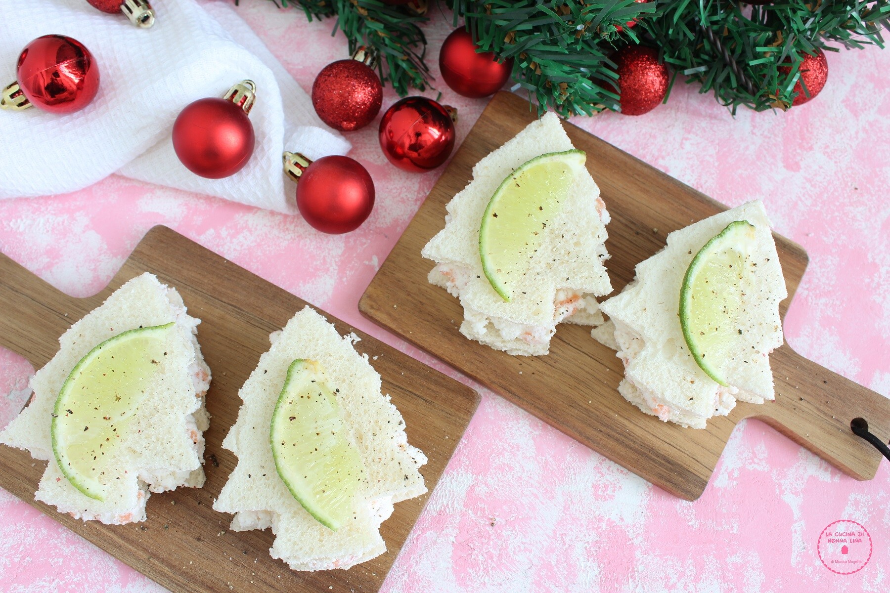 Sandwichs sapin de Noël