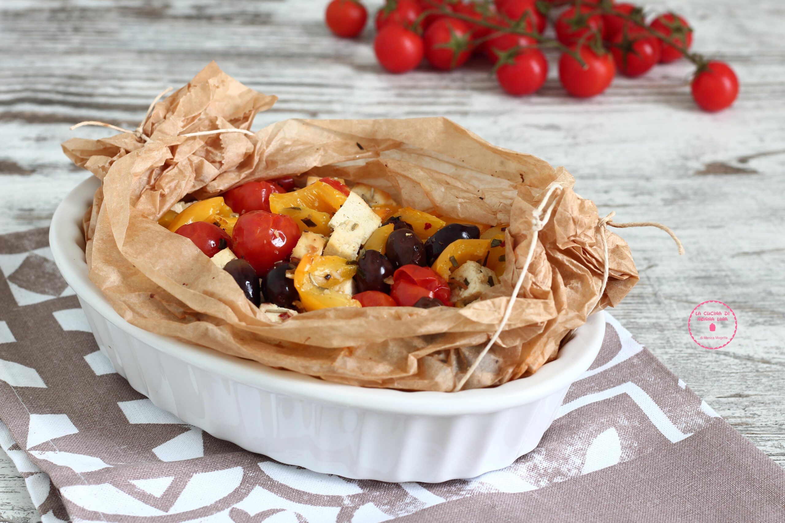Tofu en papillote