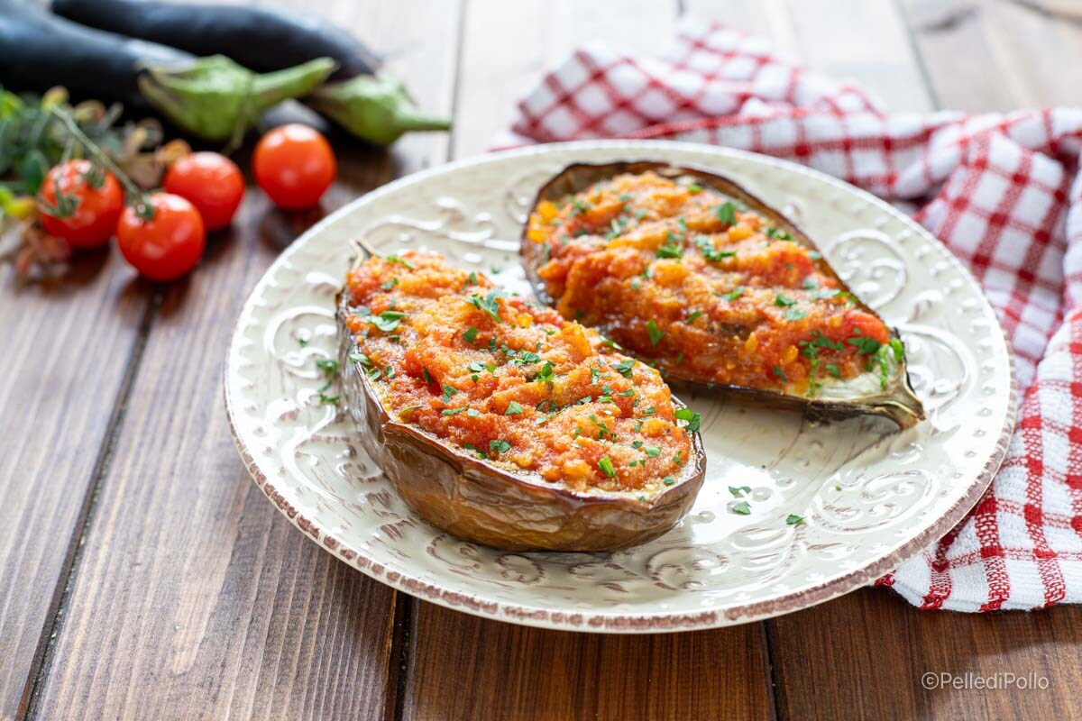 Aubergines farcies à la turque (aubergines de l’imam évanoui)