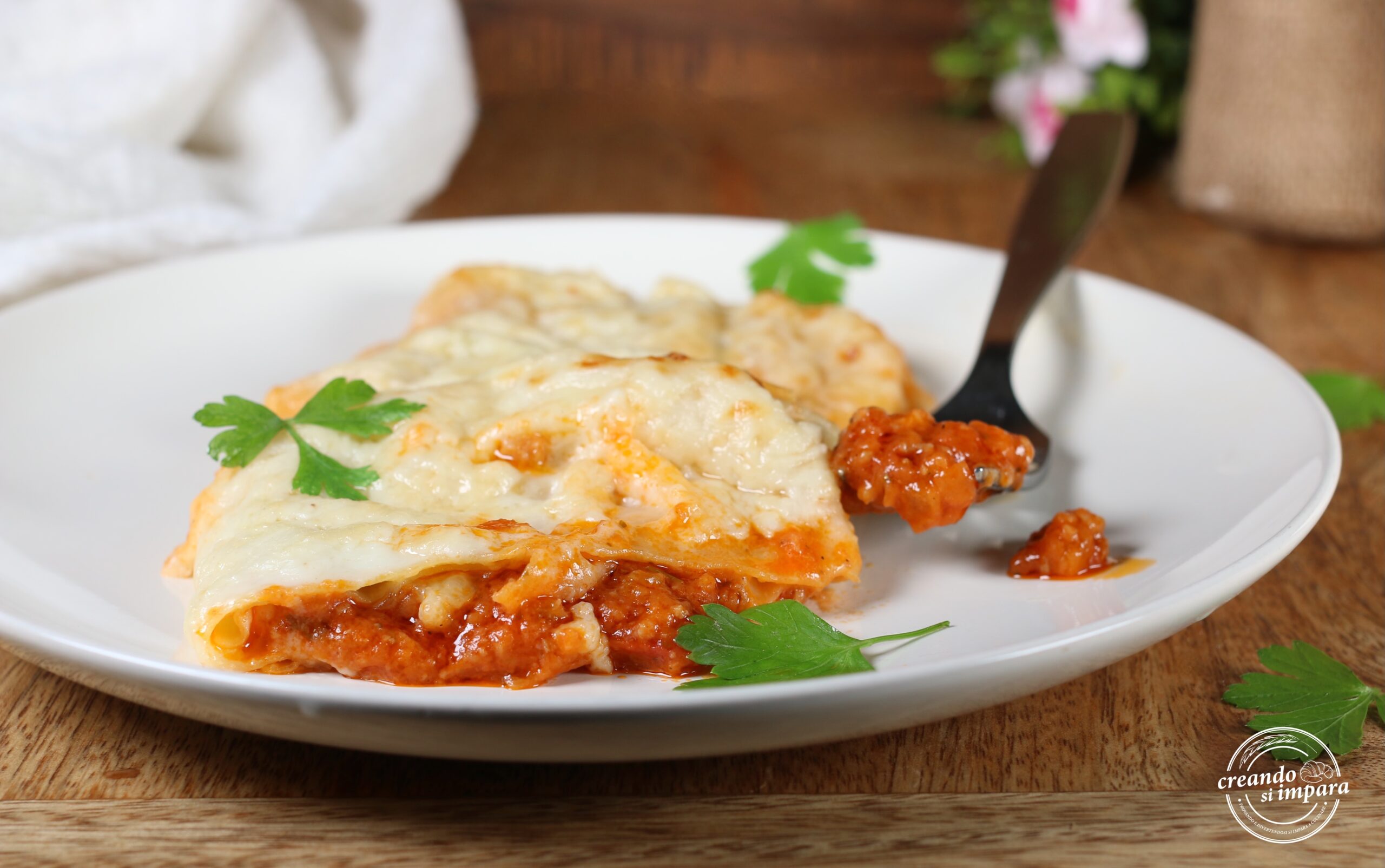 Aumônières de lasagnes