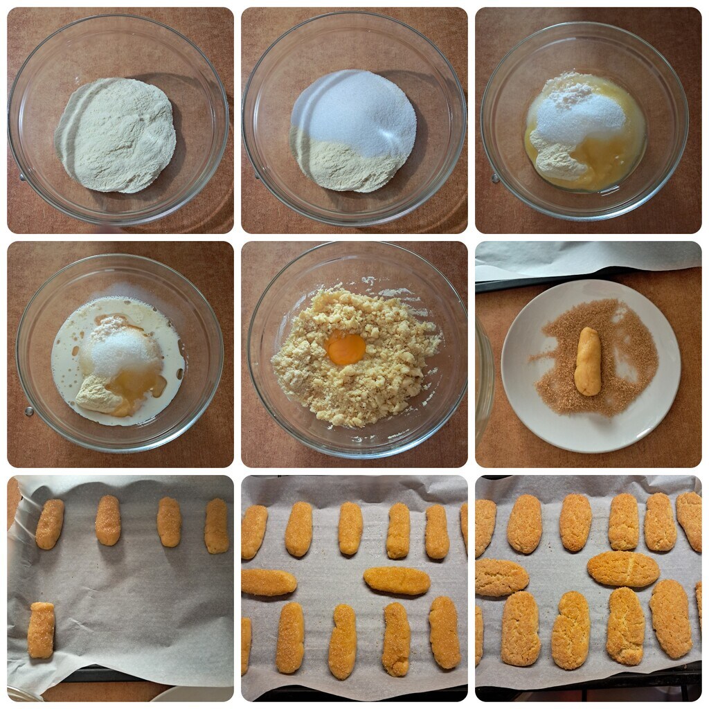 Biscuits à tremper avec semoule remoulue