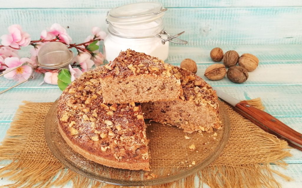 gâteau aux châtaignes et noix