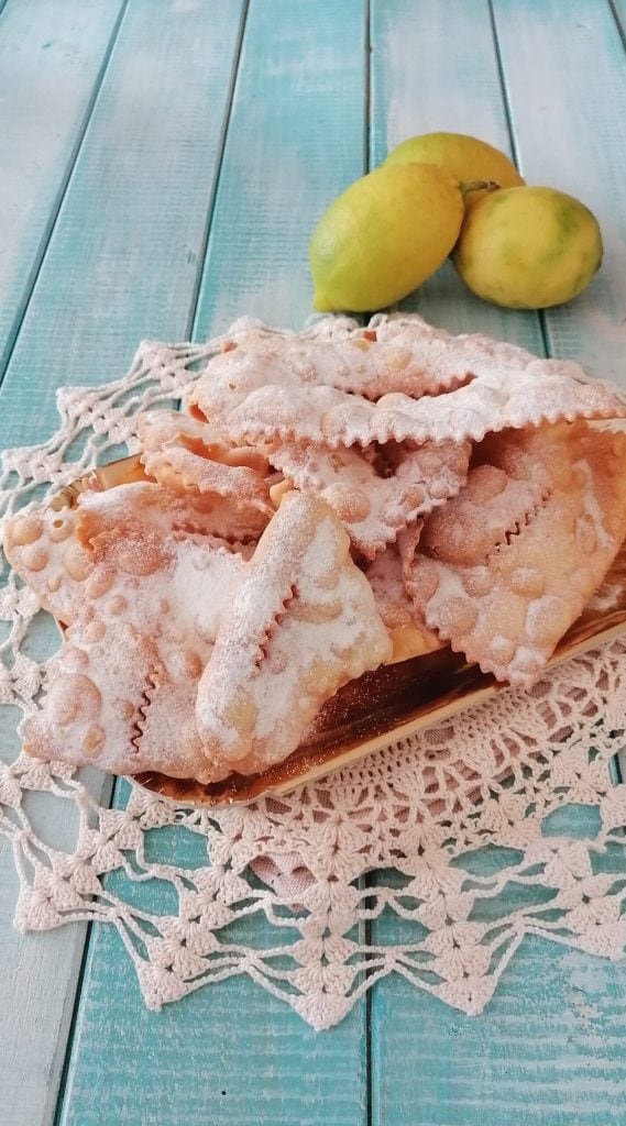 chiacchières au citron