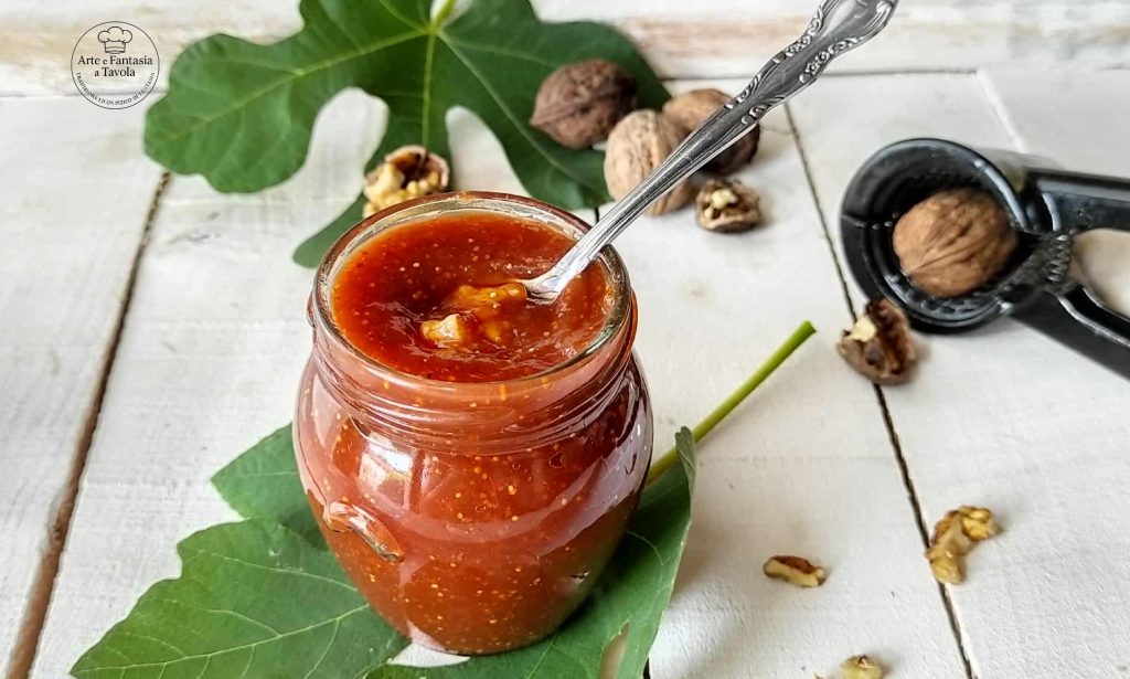 Confiture figues et noix