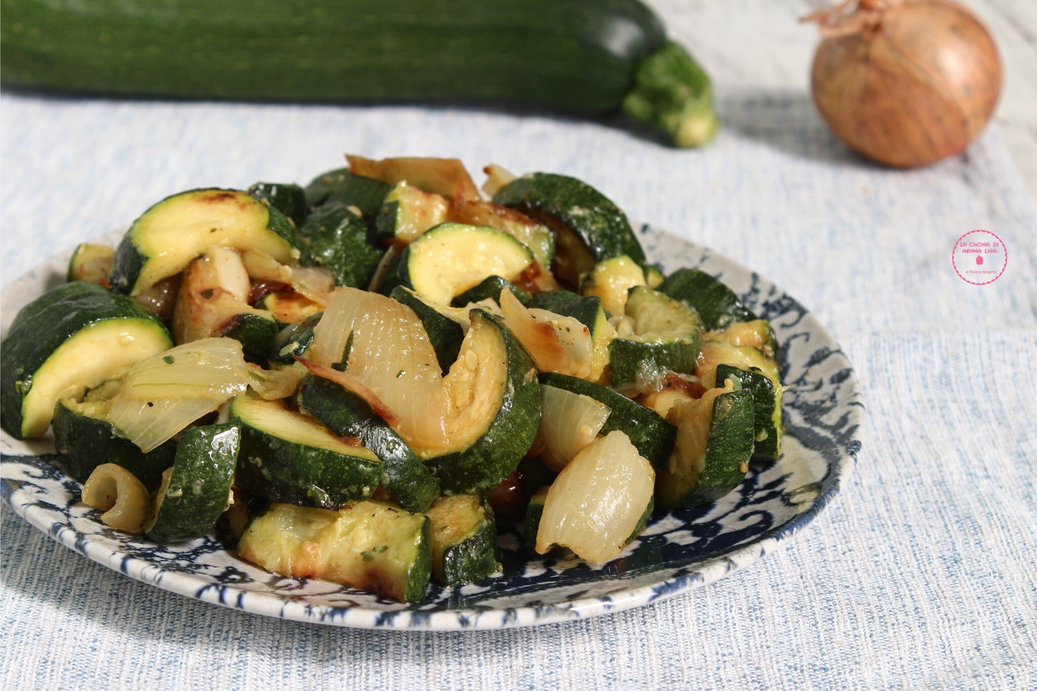Courgettes et oignons à la poêle très faciles