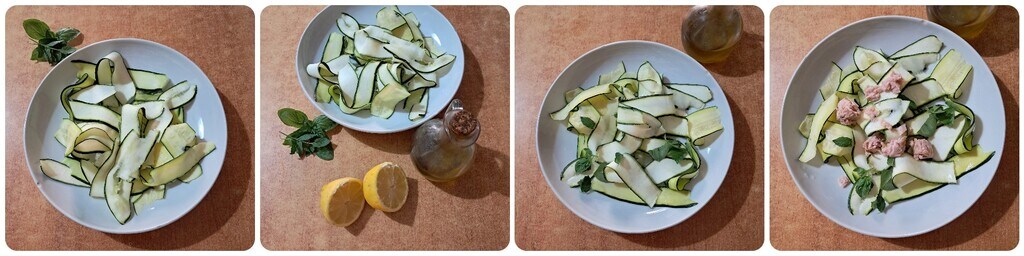 Salade de courgettes et thon