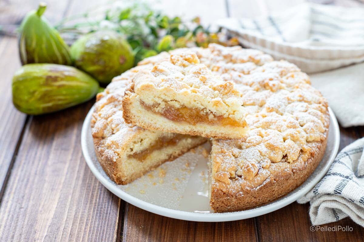 Crumble aux figues fraîches