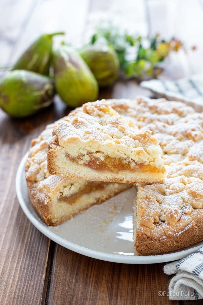 tarte crumble avec figues