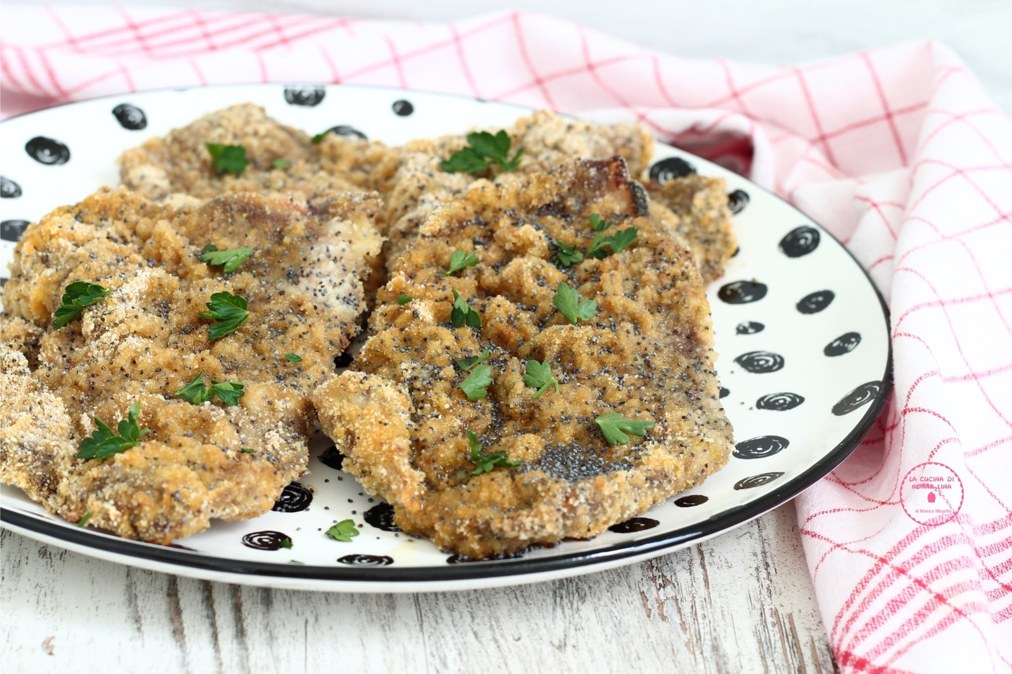 Escalopes panées aux graines de pavot