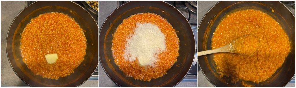 Risotto à la tomate à la poêle