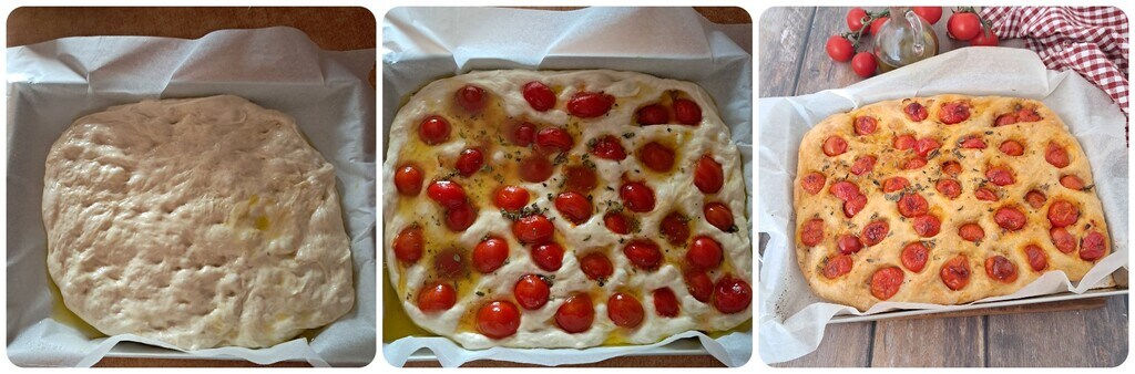 Focaccia moelleuse sans pétrissage
