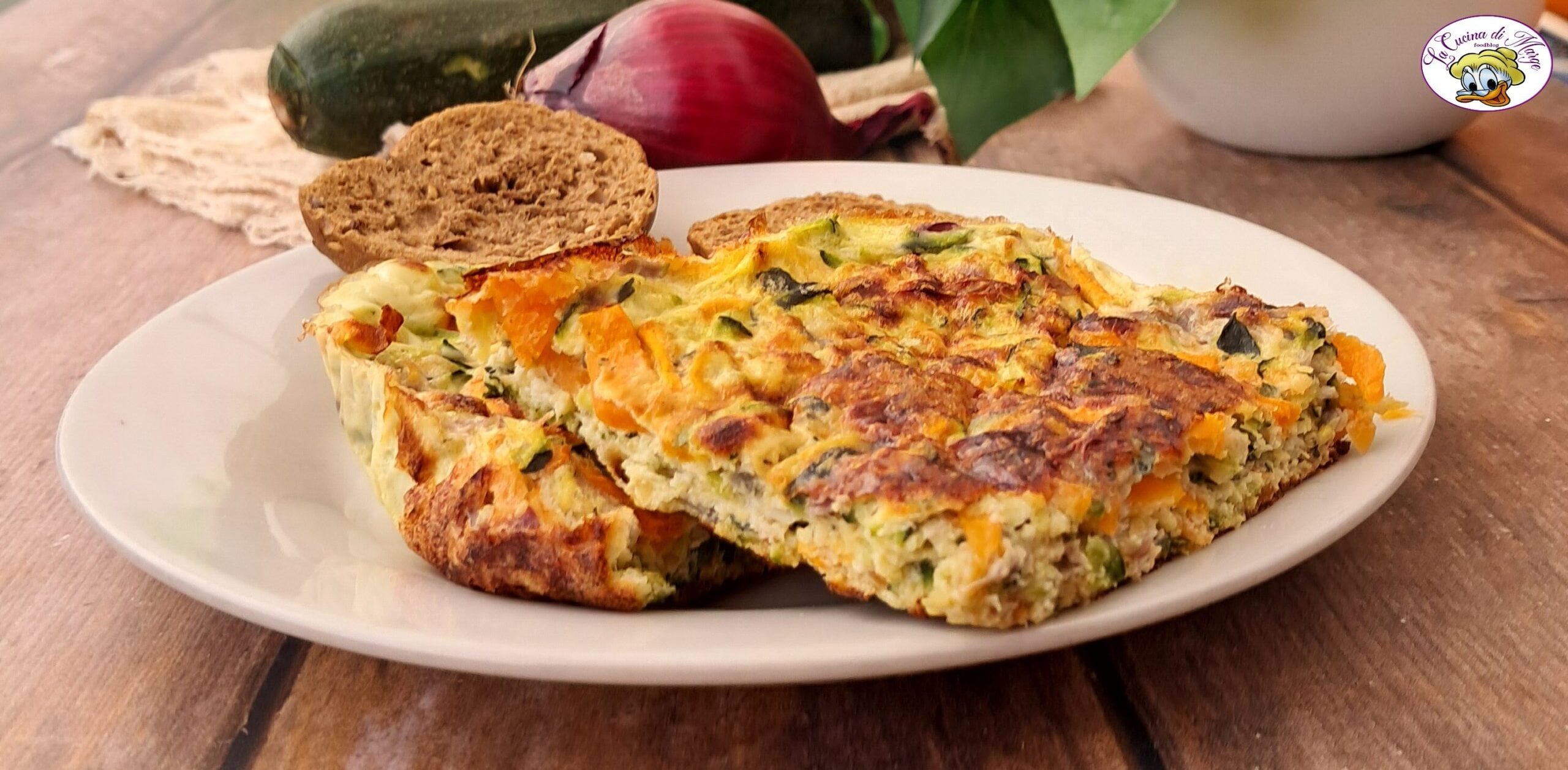 Omelette de blancs d’œufs avec légumes