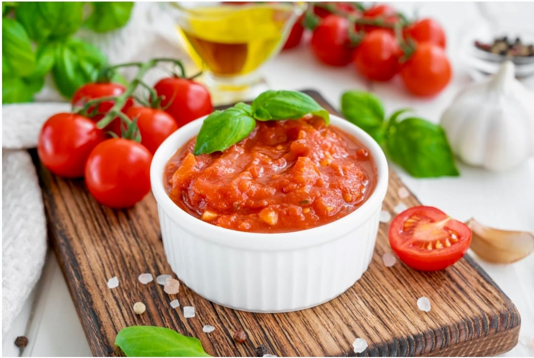 SAUCE TOMATE FRAÎCHE ET BASILIC