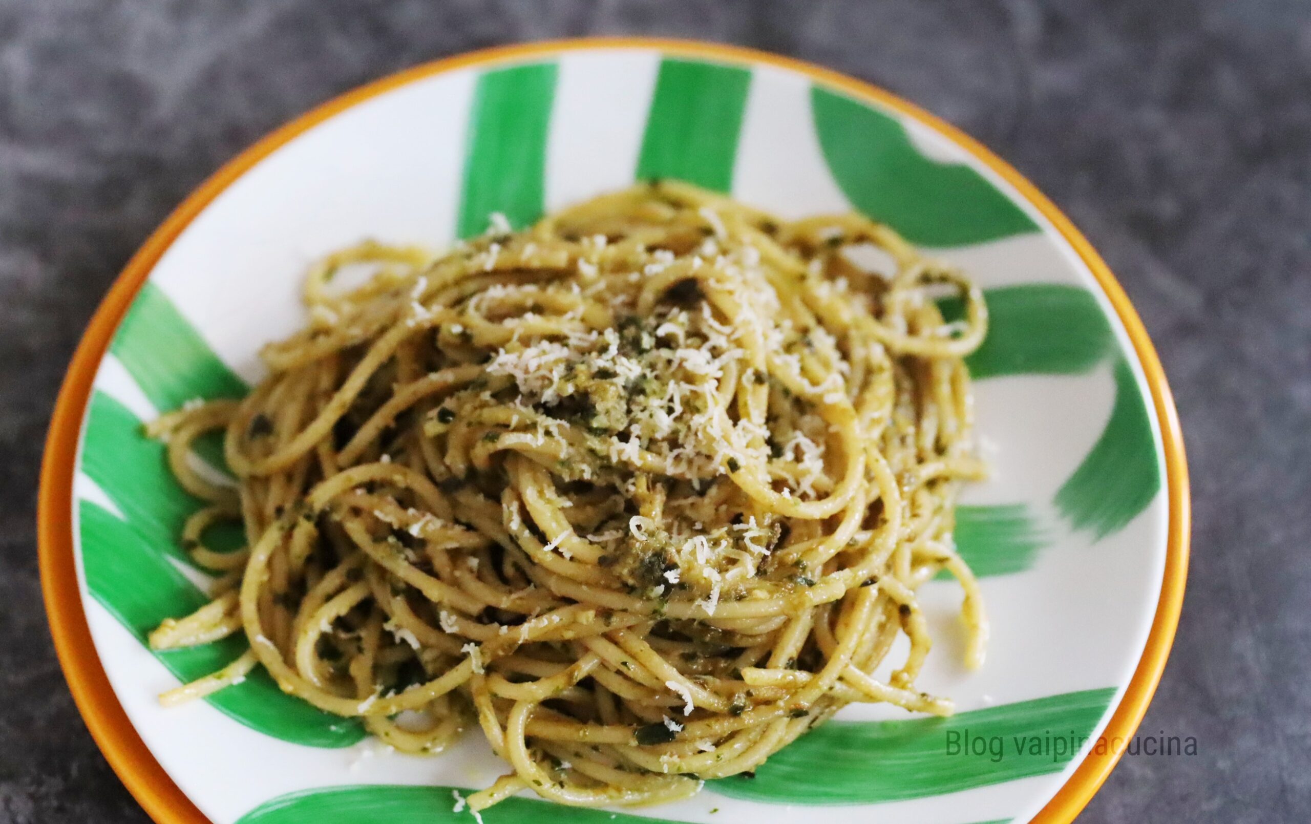 spaghetti au pesto