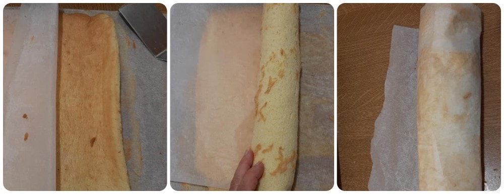 Roulé à la crème de pistache rapide