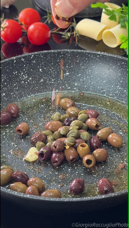 pâtes à la puttanesca