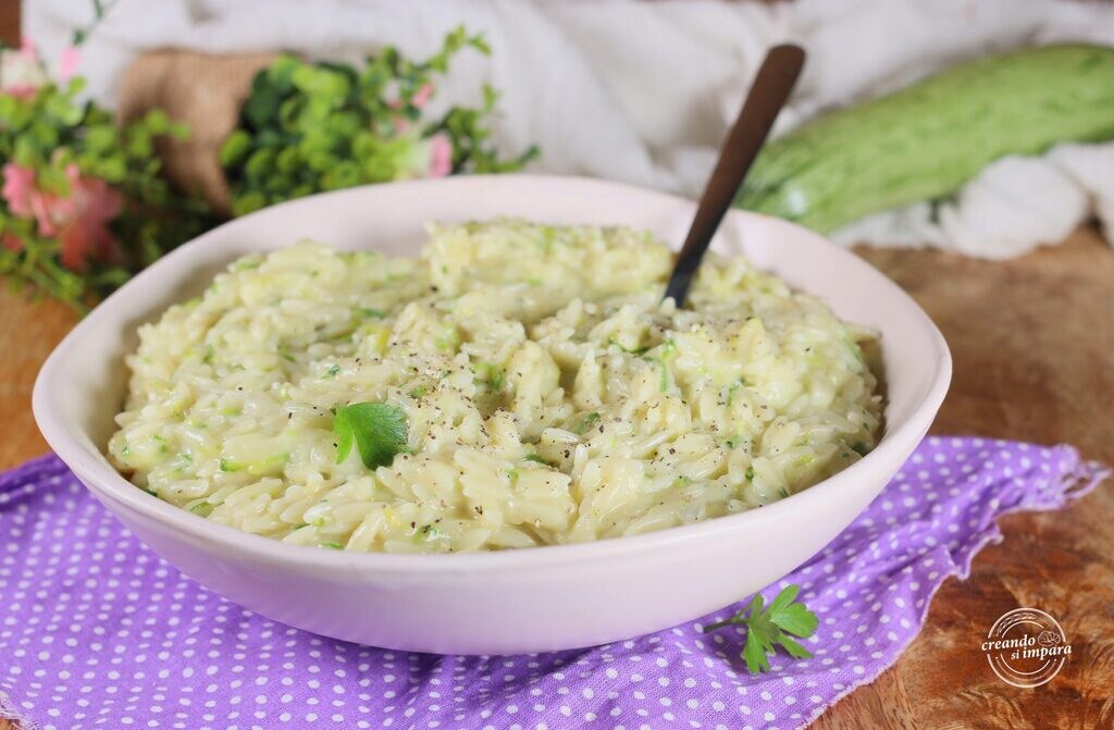 risoni façon risotto aux courgettes