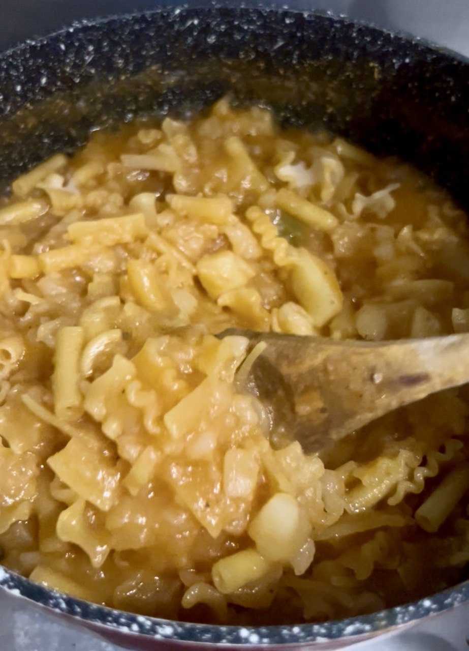 Pâtes et pommes de terre à la napolitaine