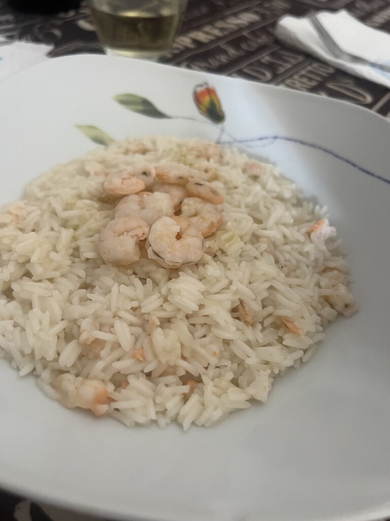 Risotto citron et crevettes