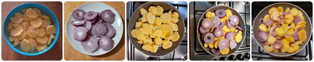 Pommes de terre 'mpacchiuse avec oignon