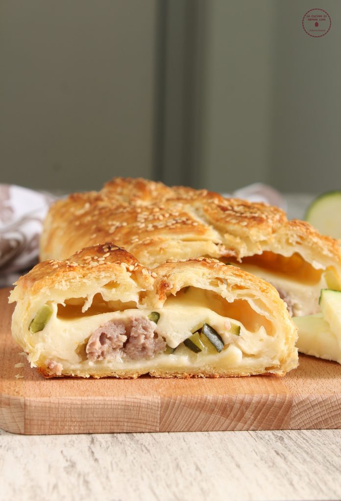 Rustique saucisse et courgettes