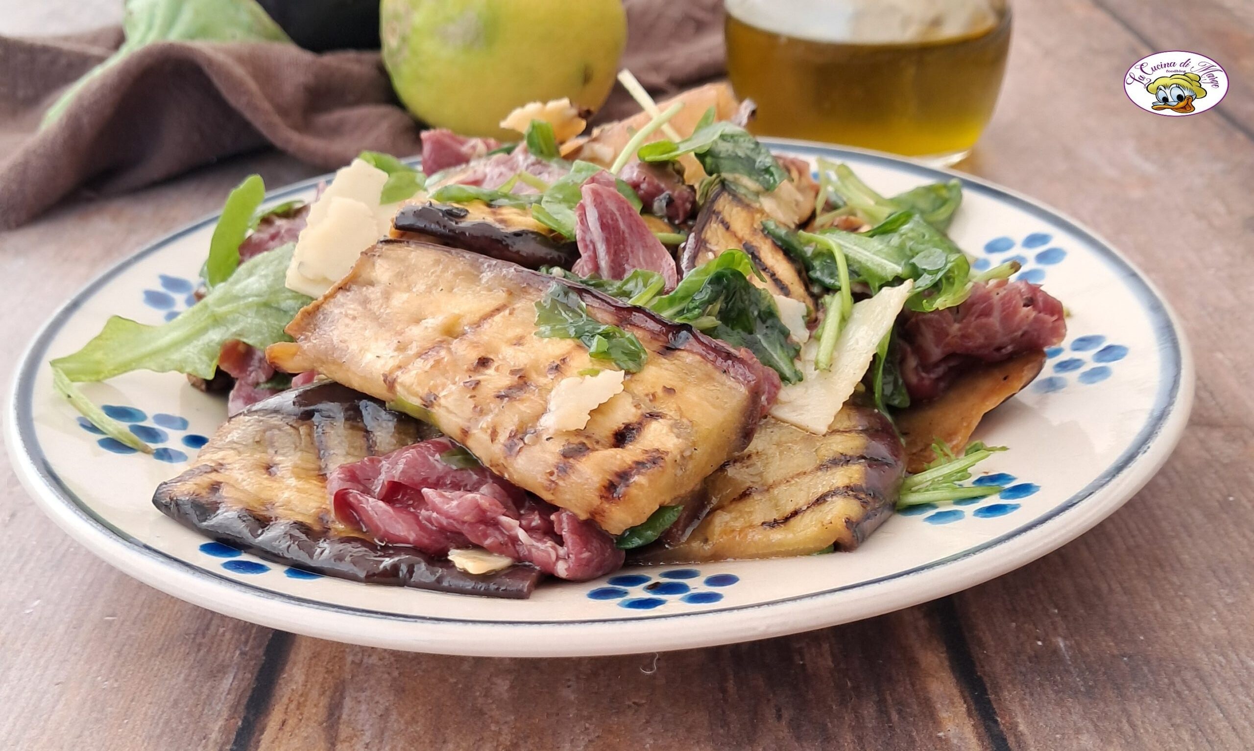 Salade d’aubergines et bresaola
