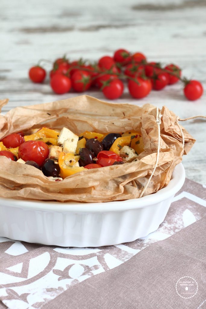 Tofu en papillote
