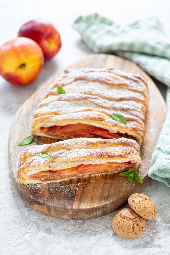 strudel rapide aux pêches