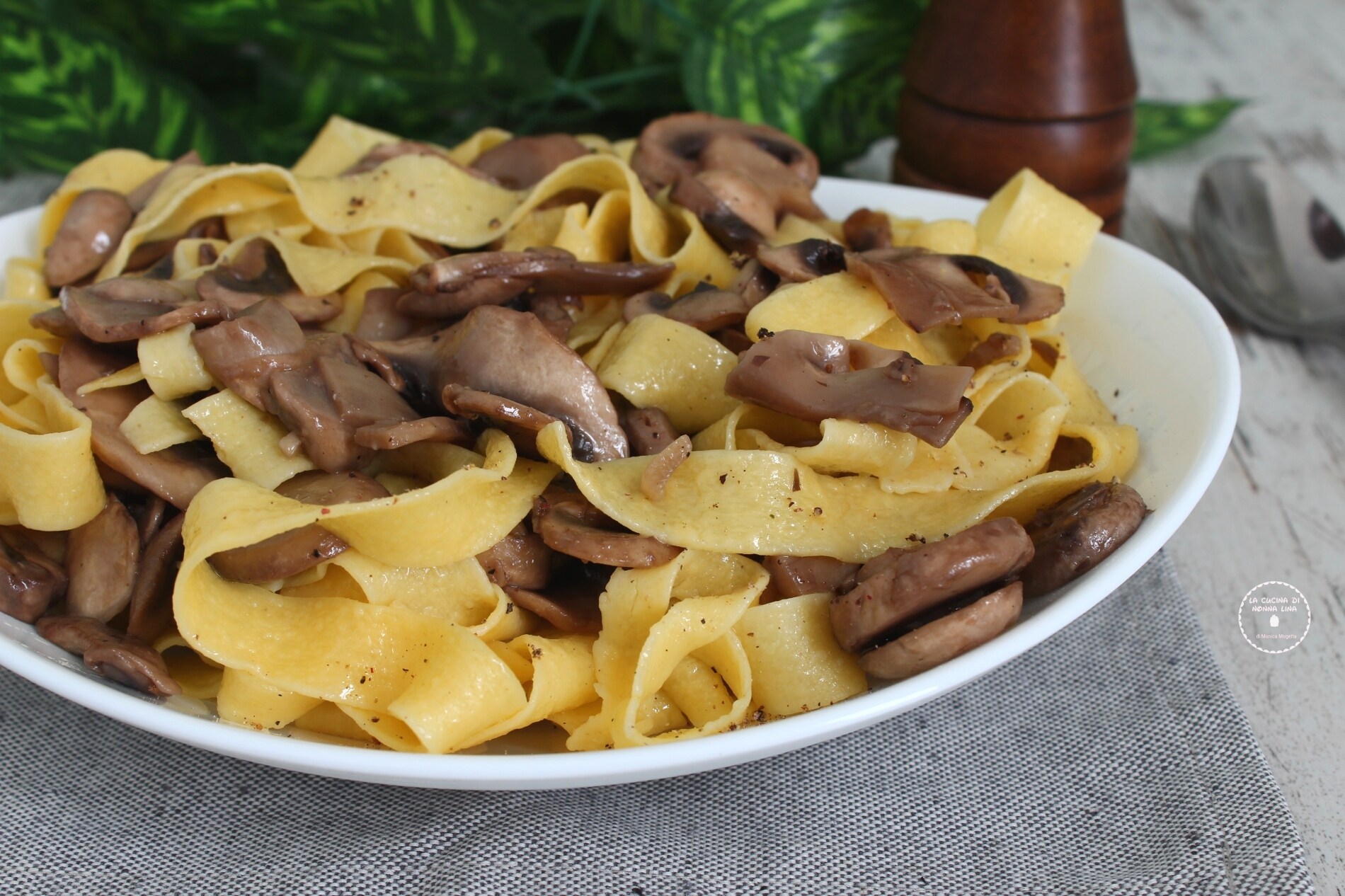 Pappardelle aux champignons